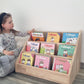 Bibliothèque Montessori au sol