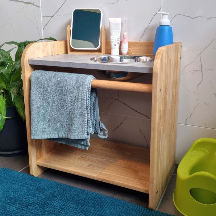 Lavabo Montessori en Bois Fabriqué en France