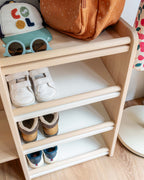 Meuble d’Entrée Montessori en Bois à Hauteur d’Enfant