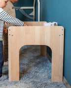 Table d'activité Montessori en Bois à Hauteur d'Enfant