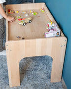 Table d'activité Montessori en Bois à Hauteur d'Enfant