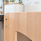 Mitwachsender Montessori-Lernturm aus Holz