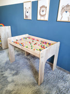 Table d'activité Montessori en Bois à Hauteur d'Enfant