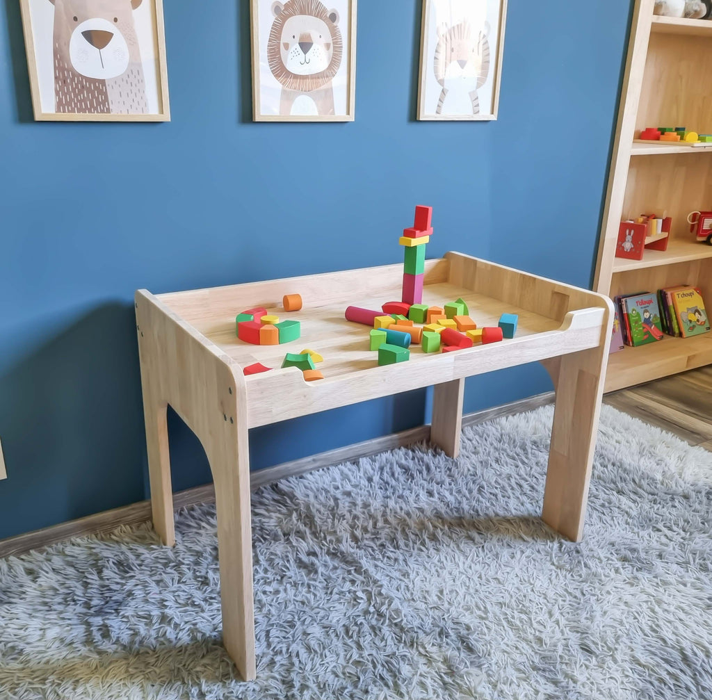 Table d'activité Montessori en Bois à Hauteur d'Enfant