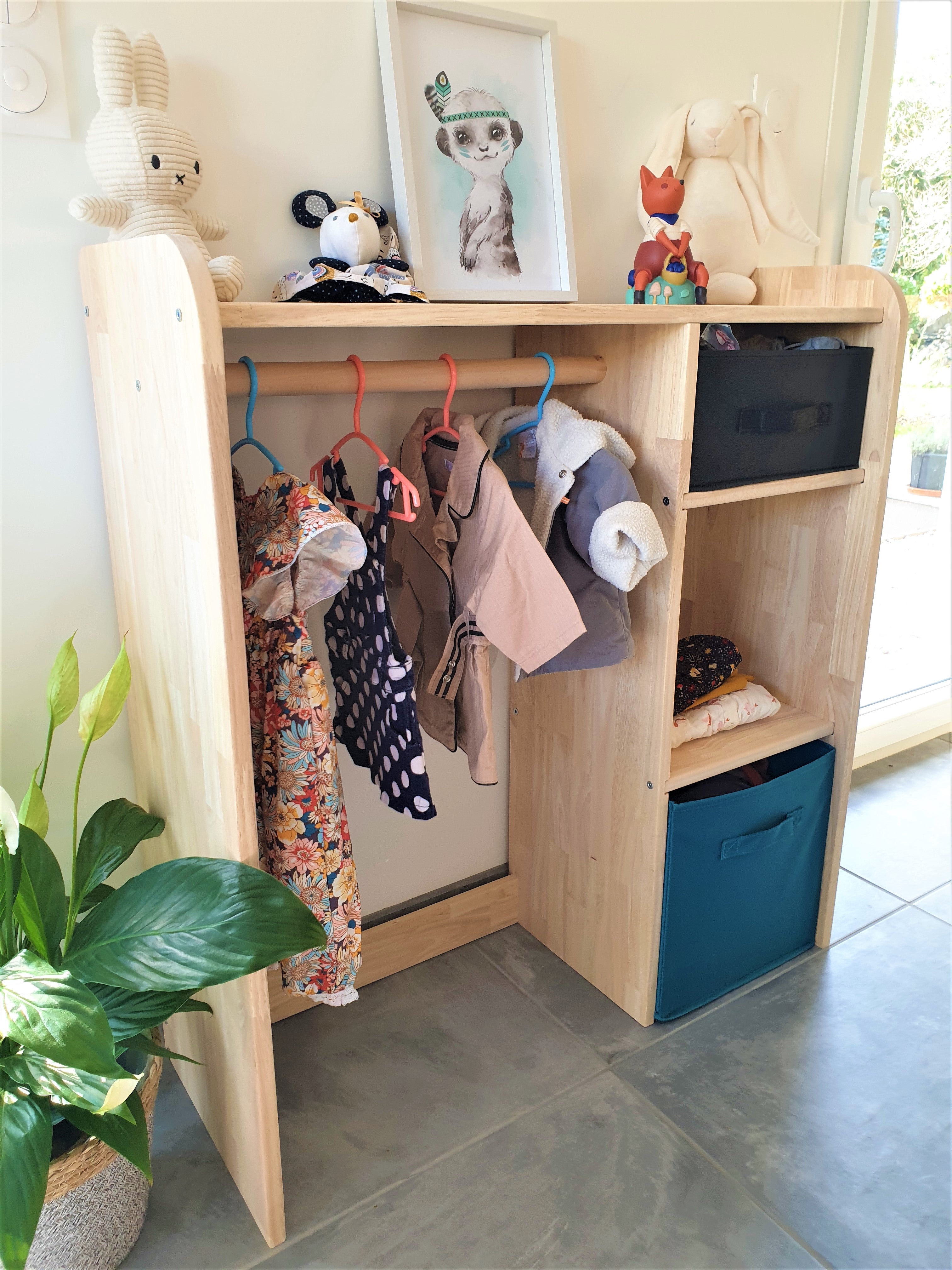 Mini Dressing Montessori Enfant Fabriqué en France